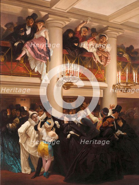 Le bal de l'Opéra (Ball at the Opera), 1866.