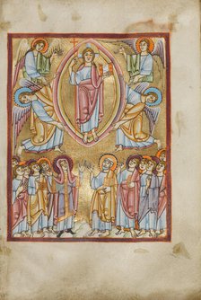 The Ascension; Benedictional, about 1030-1040. Creator: Unknown.