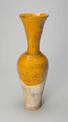 Vase with Trumpet-Shaped Mouth, Liao dynasty (907-1124), 11th century. Creator: Unknown.