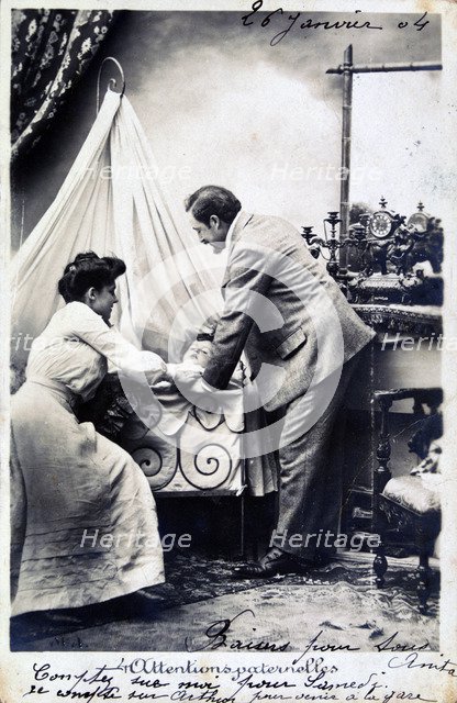 Vintage French postcard, c1900. Artist: Unknown