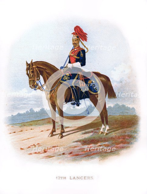 '12th Lancers', 1889. Artist: Unknown