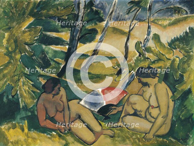 The Bathers, 1912. Creator: Max Pechstein.