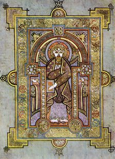 Portrait of St Matthew, 800 AD, (20th century). Artist: Unknown