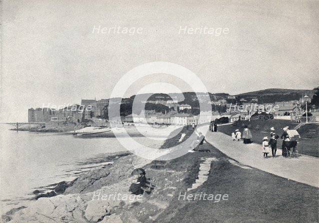 'Clevedon - The Green Beach', 1895. Artist: Unknown.