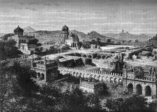 'The Royal Necropolis at Golconda, Hyderabad (Decan)', c1891. Creator: James Grant.