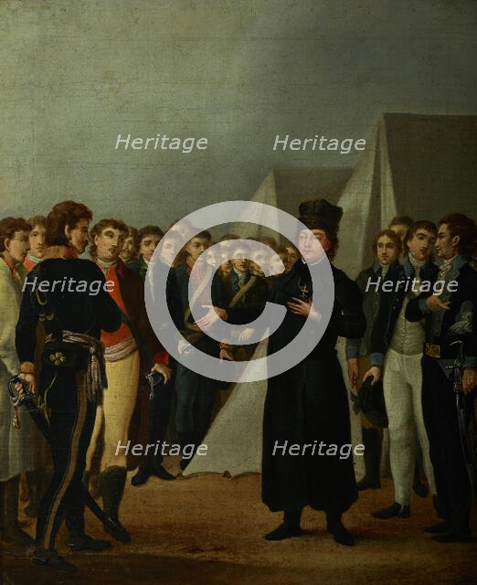 Reverend Józef Jakubowski at the Kosciuszko's Camp near Warsaw in 1794, c1800. Creator: Michal Stachowicz.