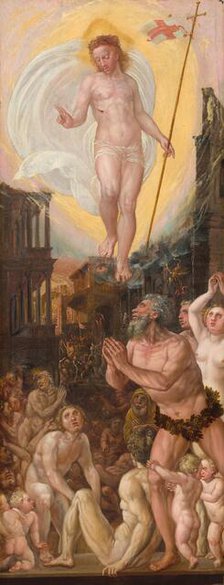 Christ in Limbo, c. 1550/1575. Creator: Workshop of Hans Mielich.