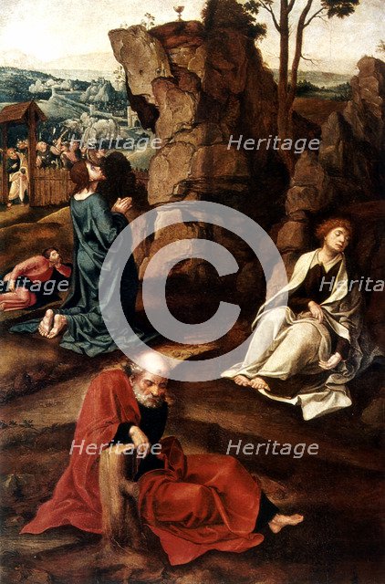 'Jesus on the Mount of Olives', 16th century. Artist: Pieter Coecke van Aelst