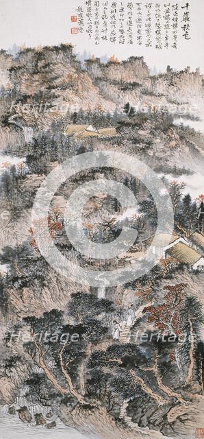 Myriad Autumn Peaks, 1883 - 1944. Creator: Xiao Sun.