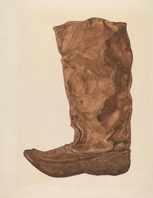 Boot, 1938. Creator: Eugene C. Miller.