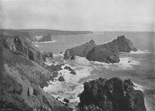 'Old Lizard Head and Kynance Cove', c1896. Artist: Frith & Co.