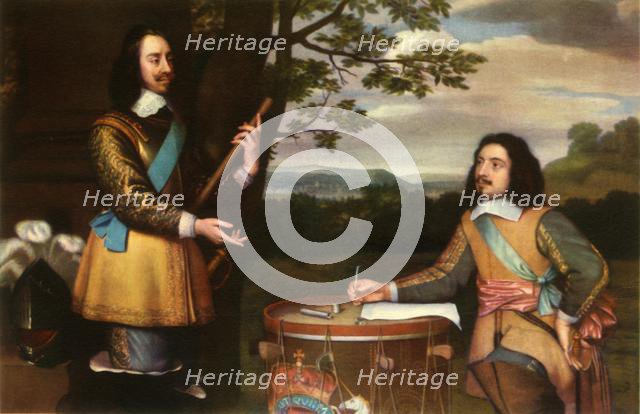 'Charles I Dictating Dispatches to Sir Edward Walker', c1650, (1944).  Creator: Unknown.