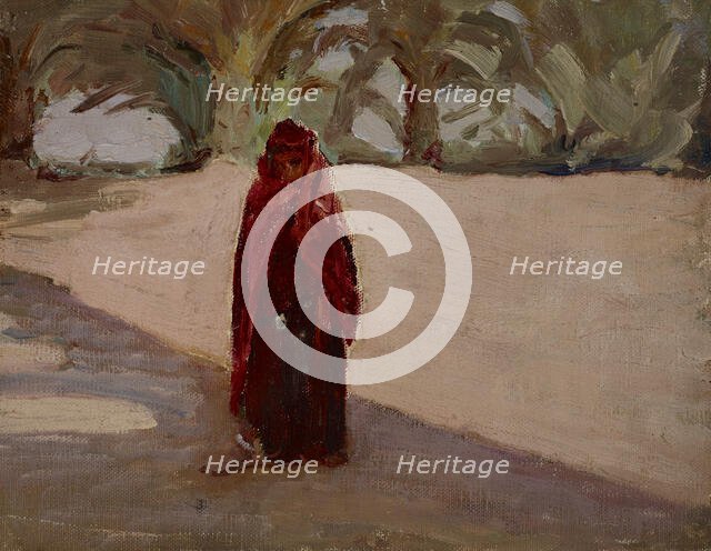 Biskra (A Girl), 1909. Creator: Jan Ciaglinski.