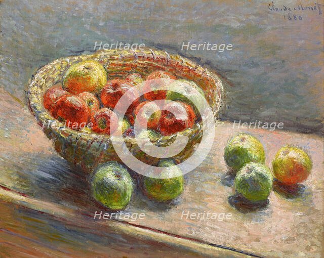 The basket of apples, 1880. Creator: Monet, Claude (1840-1926).