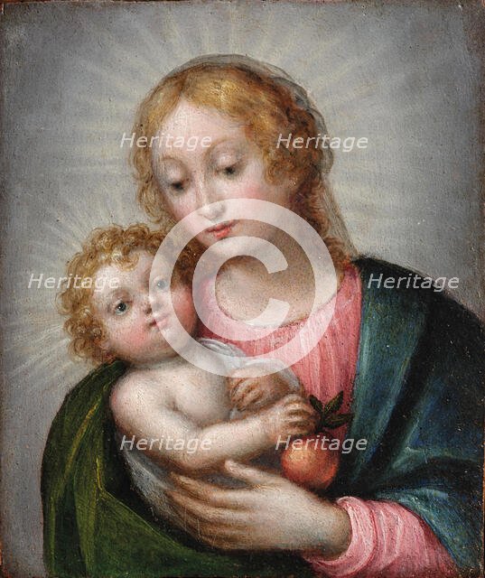 Virgin and Child. Creator: Caccia, Orsola Maddalena (1596-1676).