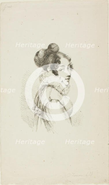 Portrait of a Young Lady, c. 1820. Creator: Vivant Denon.