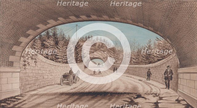 Central Park, Transverse Road No. 2, 1870. Creator: EP.