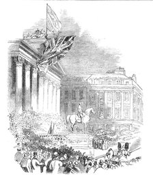 Inauguration of the Wellington Statue, Glasgow, 1844. Creator: Unknown.
