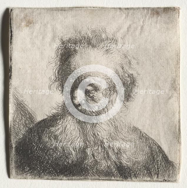 Old Man with a Flowing Beard: Bust, 1631. Creator: Rembrandt van Rijn (Dutch, 1606-1669).