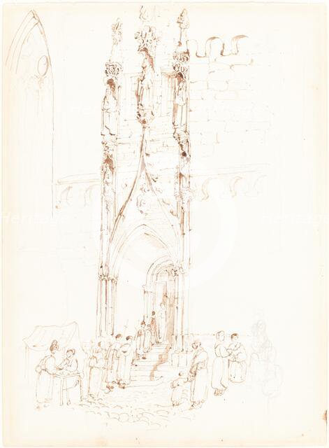 A Gothic Arch. Creator: John Skinner Prout.