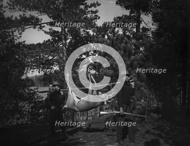 Hunting in the Adirondacks, c1903. Creator: Unknown.