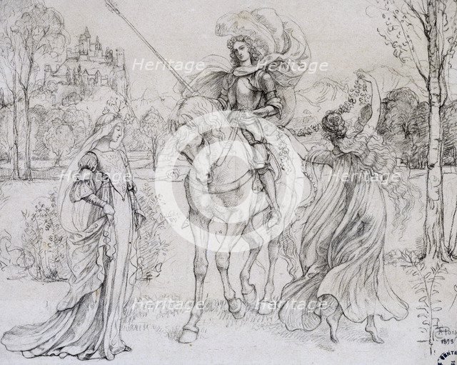 Greeting the Knight', c1880-1932. Artist: Armand Point