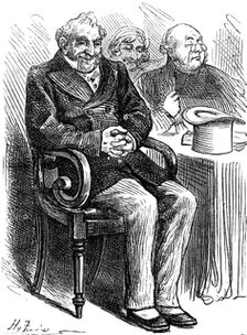 Election Sketches: an uncontested seat, 1880. Creator: Unknown.