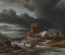 Winter Landscape, c.1665. Creator: Jacob van Ruisdael.