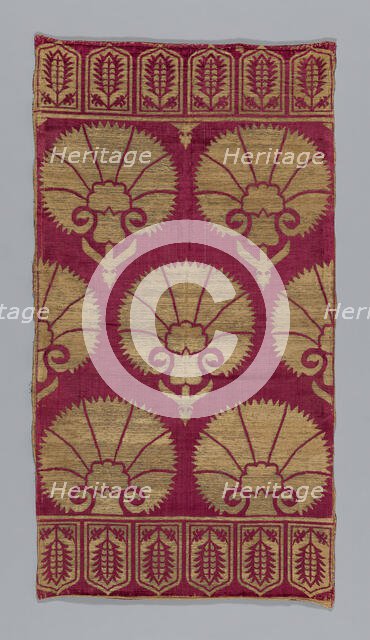 Cushion cover, Turkey, 1601/50. Creator: Unknown.