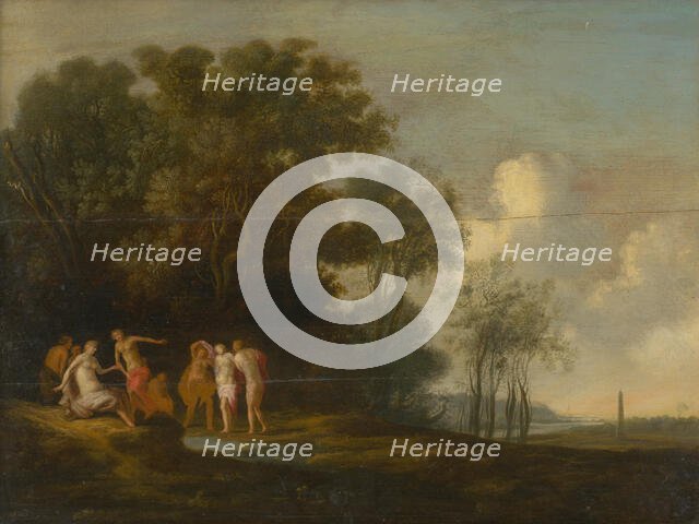 Diana and Callisto, c1635-1645. Creator: Dirck Dalens.