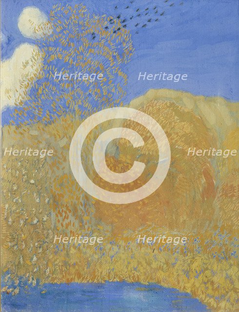 Flood-Lands, 1908. Artist: Utkin, Pyotr Savvich (1877-1934)