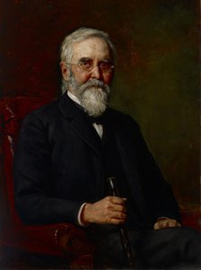 Portrait of a Man, 1889. Creator: Theodore Clement Steele.