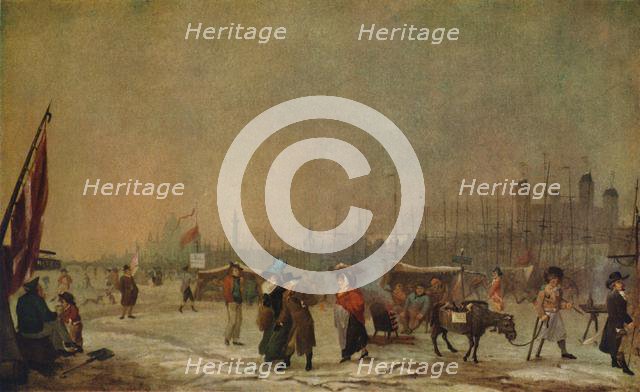 'Frost on the Thames', 1788-1789, (1930). Creator: Samuel Collings.