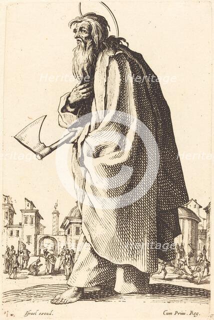 Saint Thaddeus, published 1631. Creator: Jacques Callot.
