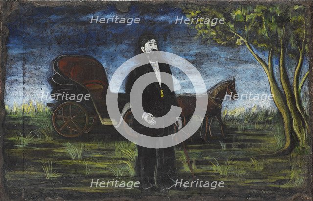 The Wealthy Merchant. Artist: Pirosmani, Niko (1862-1918)