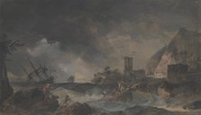 Storm, n.d.. Creator: Attributed to John Lewis Krimmel (1786-1821).