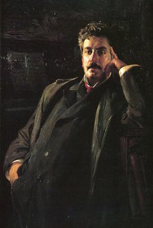 Portrait of the Composer Giacomo Puccini (1858-1924), 1903.