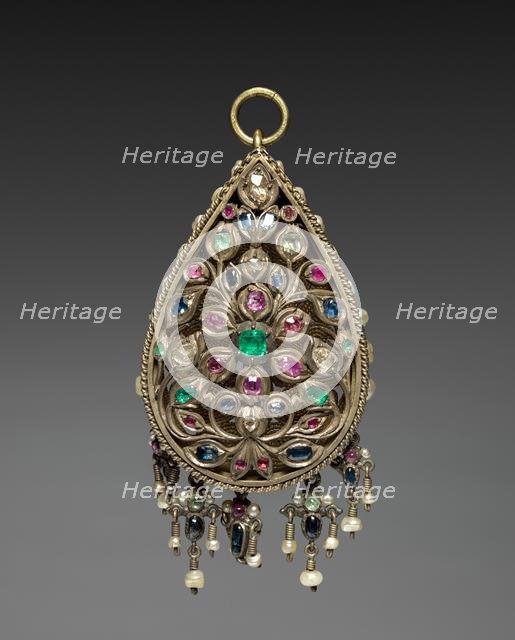 Pendant, 1800s. Creator: Unknown.