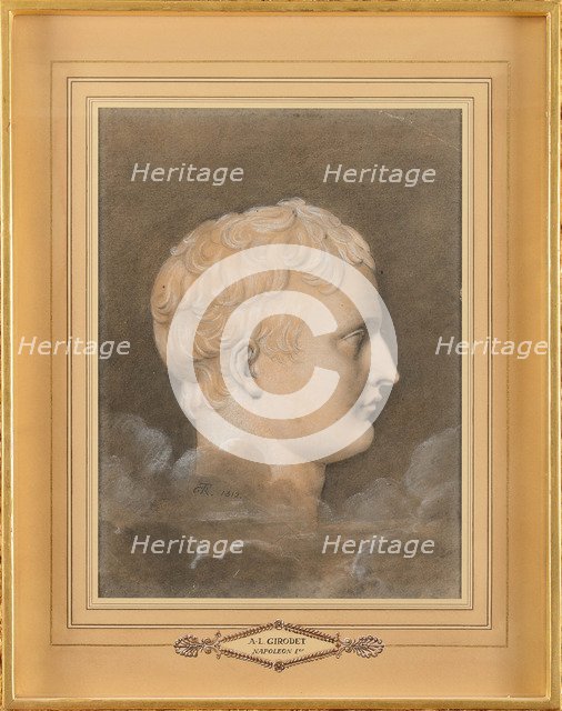 Profile of Napoléon I Bonaparte (1769-1821), 1812.