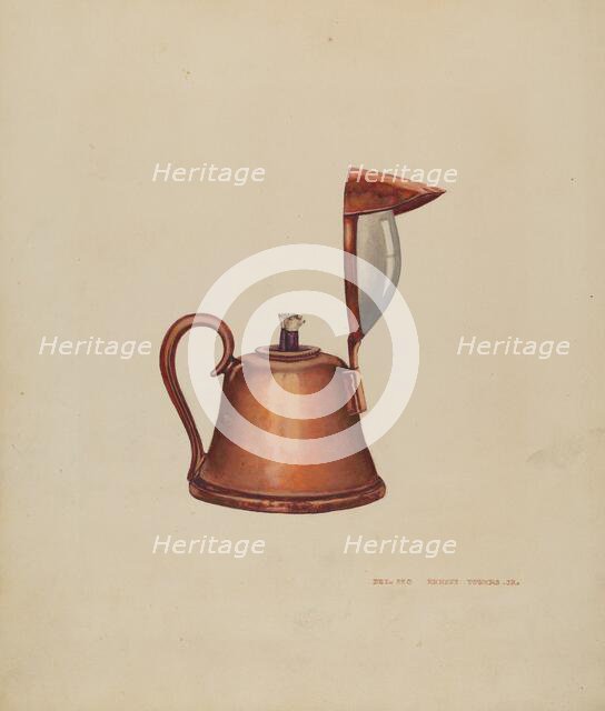 Bull's Eye Hand Lantern, c. 1942. Creator: Ernest A Towers Jr.