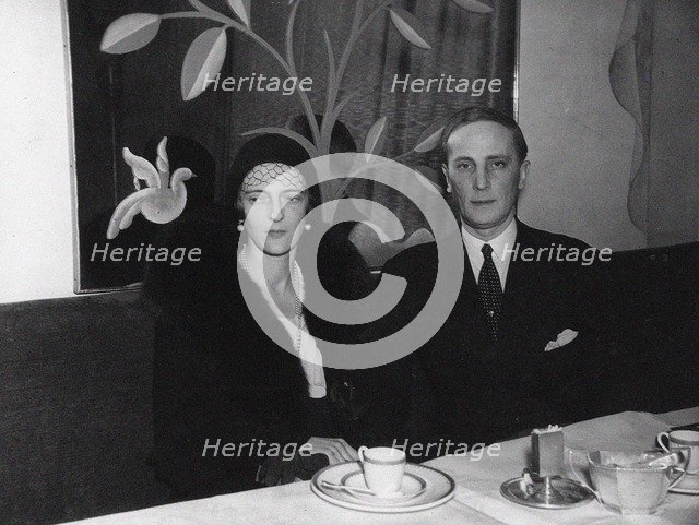 Prince Felix Yusupov, Count Sumarokov-Elston and his wife, Princess Irina Alexandrovna of Russia, c.