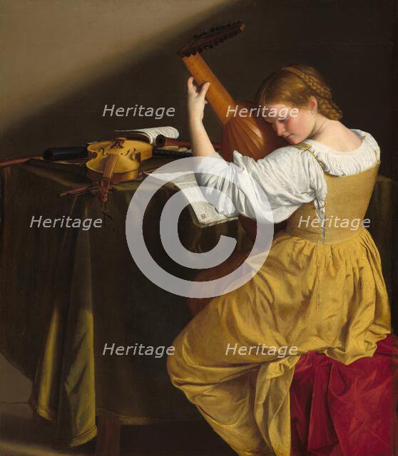 The Lute Player, c. 1612/1620. Creator: Orazio Gentileschi.