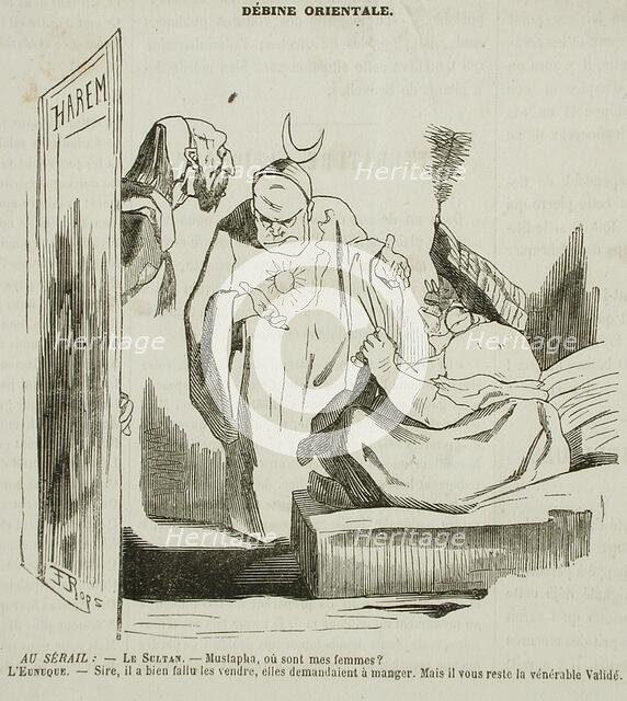 Debine orientale, 1861. Creator: Félicien Rops.