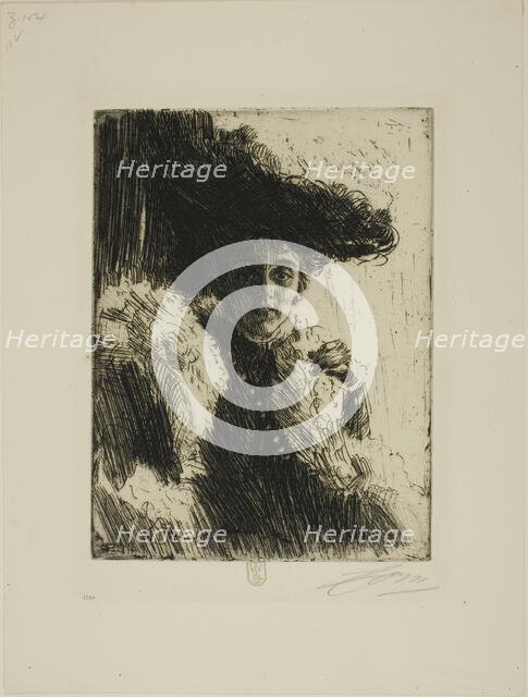 Mrs. Kip, 1904. Creator: Anders Leonard Zorn.