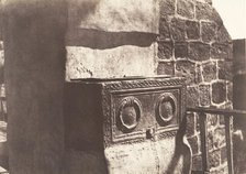 Jérusalem, Sarcophage judaïque, 1854. Creator: Auguste Salzmann.
