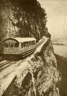 'On the Arth-Rigi Railway', 1930. Creator: A.G Werthi.