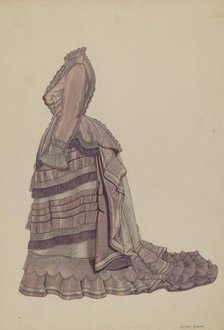 Dress, c. 1940. Creator: Syrena Swanson.