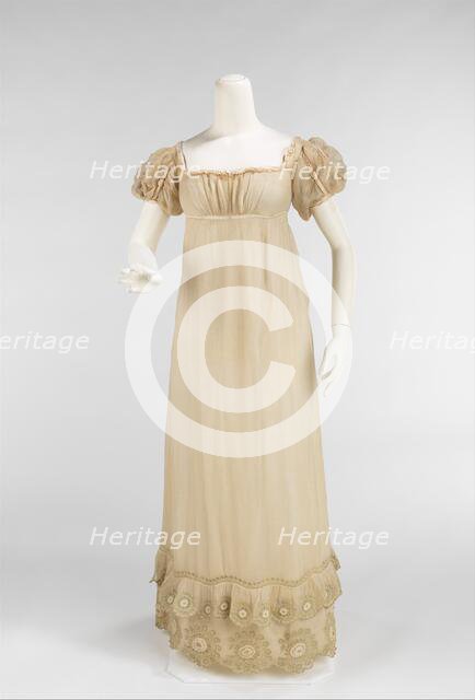Dress, American, ca. 1810. Creator: Unknown.