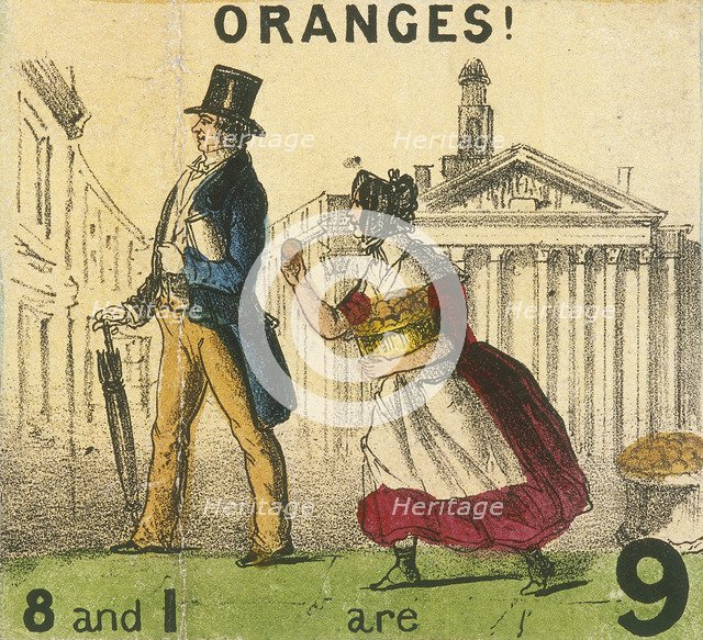'Oranges!', Cries of London, c1840. Artist: TH Jones