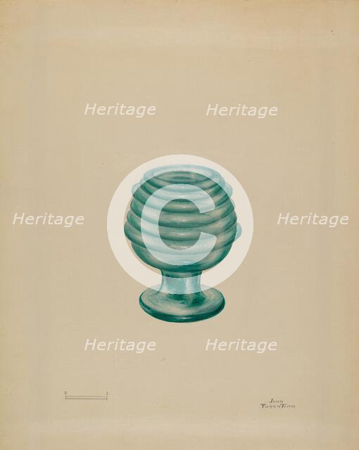 Salt Cellar, c. 1936. Creator: John Tarantino.